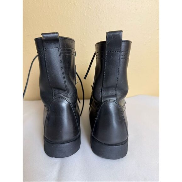 Polo Ralph Lauren Polo Country Black Leather Lace-Up Buckle Boots Mens Size 11 main image 8